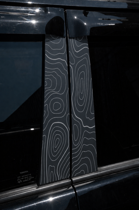 Vinyl Garage Topo B Pillar Decals For 4Runner (2010-2024)