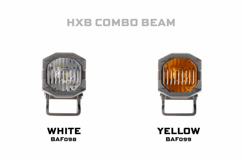 Morimoto 1Banger LED Pods: HXB Combo Beam