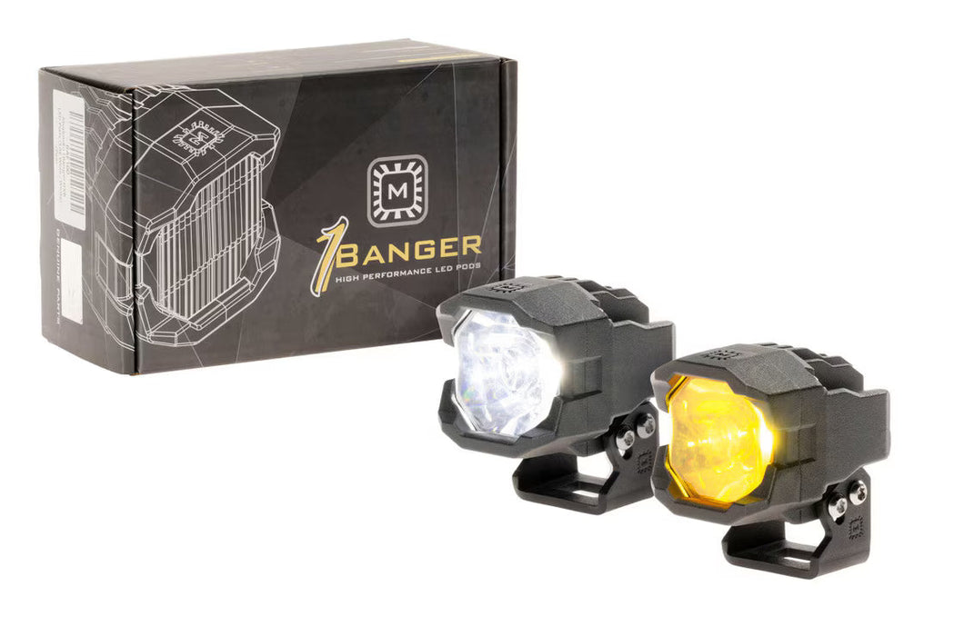 Morimoto 1Banger LED Pods: HXB Spot Beam