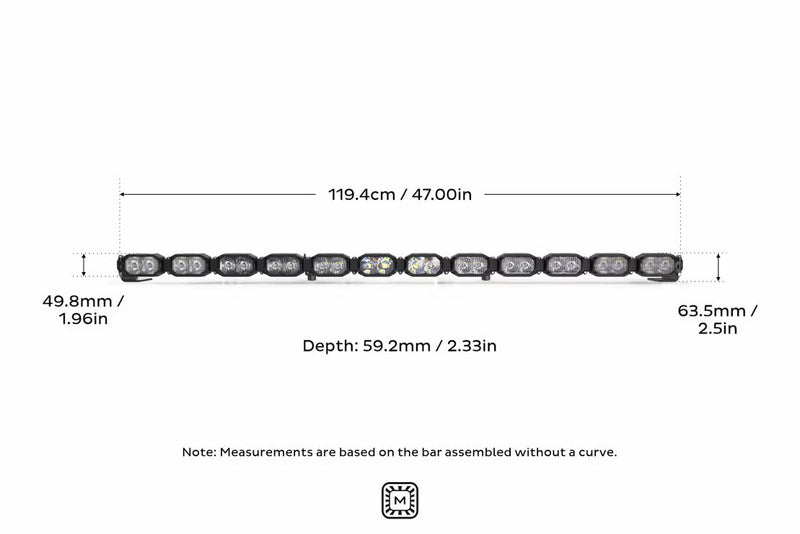 Morimoto 2Banger Bar: 12 Pod / 47 "