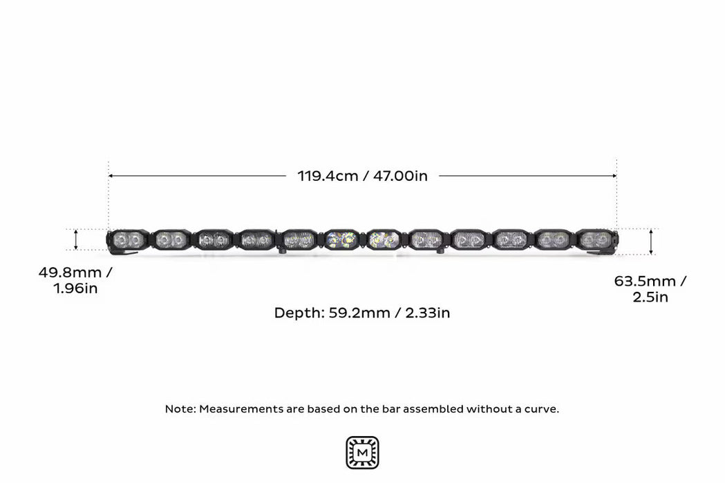 Morimoto 2Banger Bar: 12 Pod / 47 "