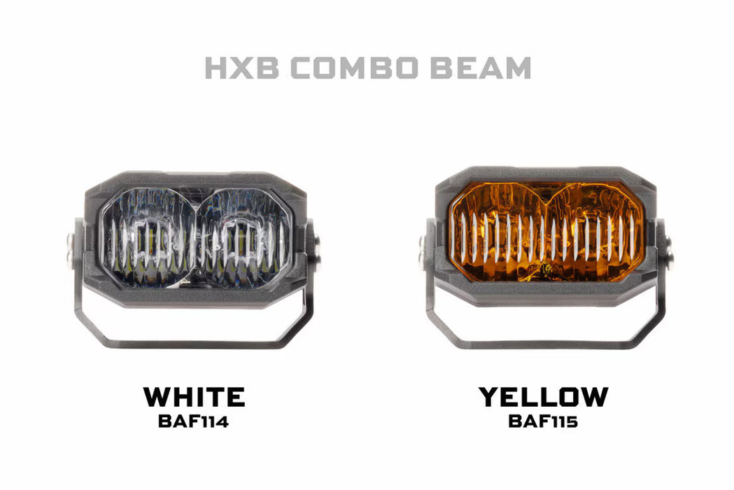 Morimoto 2Banger LED Pods: HXB Combo Beam