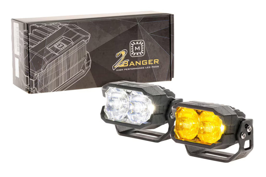 Morimoto 2Banger LED Pods: HXB Spot Beam