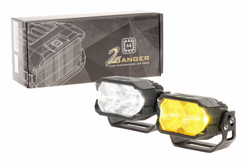 Morimoto 2Banger LED Pods: HXB Wide Beam