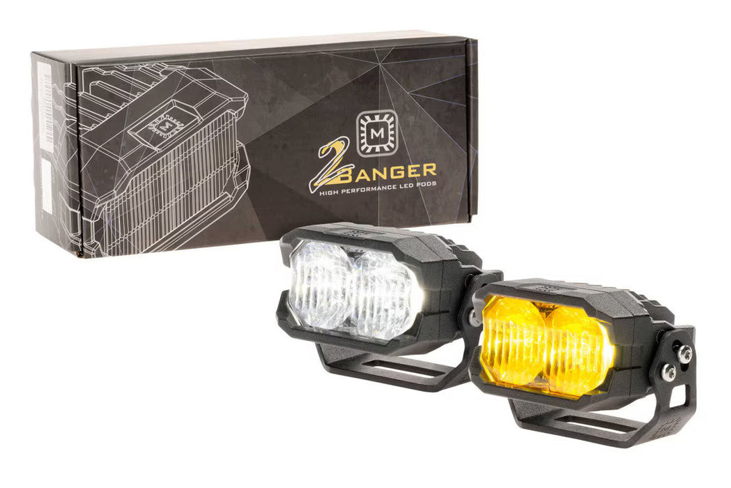 Morimoto 2Banger LED Pods: NCS Combo Beam