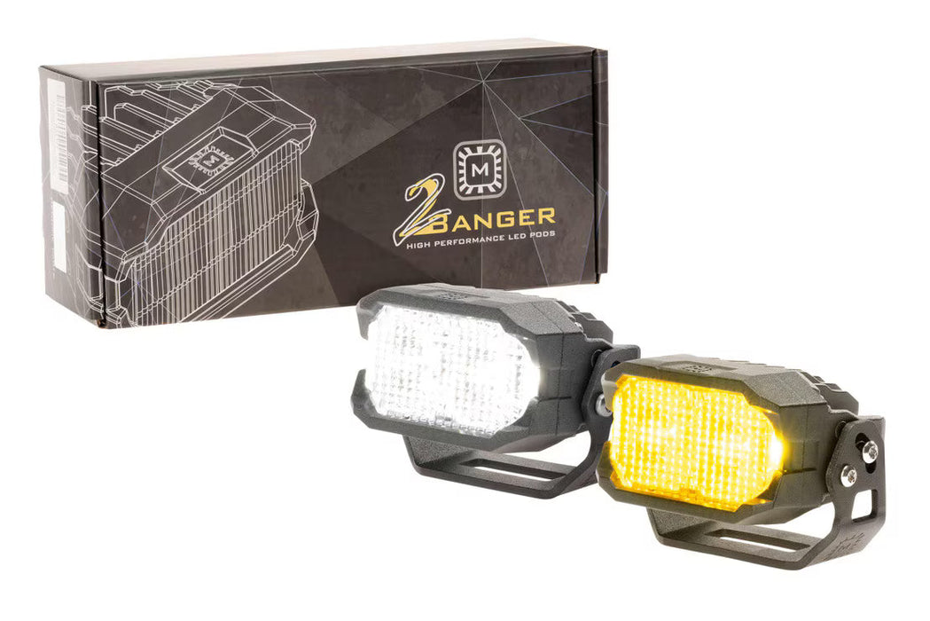 Morimoto 2Banger LED Pods: NCS Flood Beam