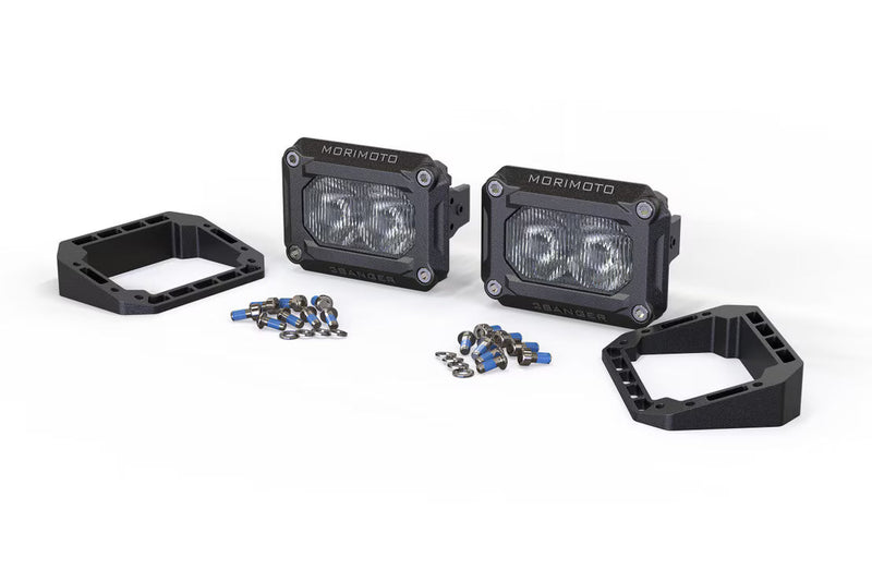 Morimoto 2Banger Pod Lights: Flush Mounting Kit