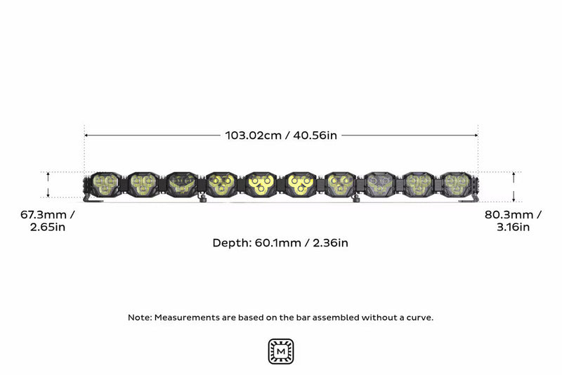 Morimoto 4Banger Bar: 10 Pod / 40.5 "