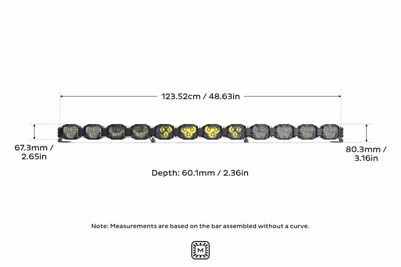 Morimoto 4Banger Bar: 12 Pod / 48.5 "