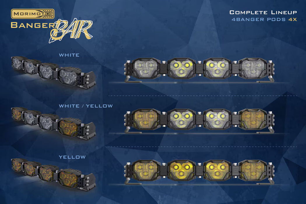 Morimoto 4Banger Bar: 4 Pod / 16.5"