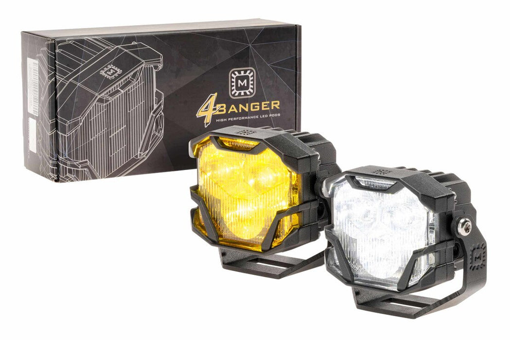 Morimoto 4Banger LED Pods: HXB Combo Beam