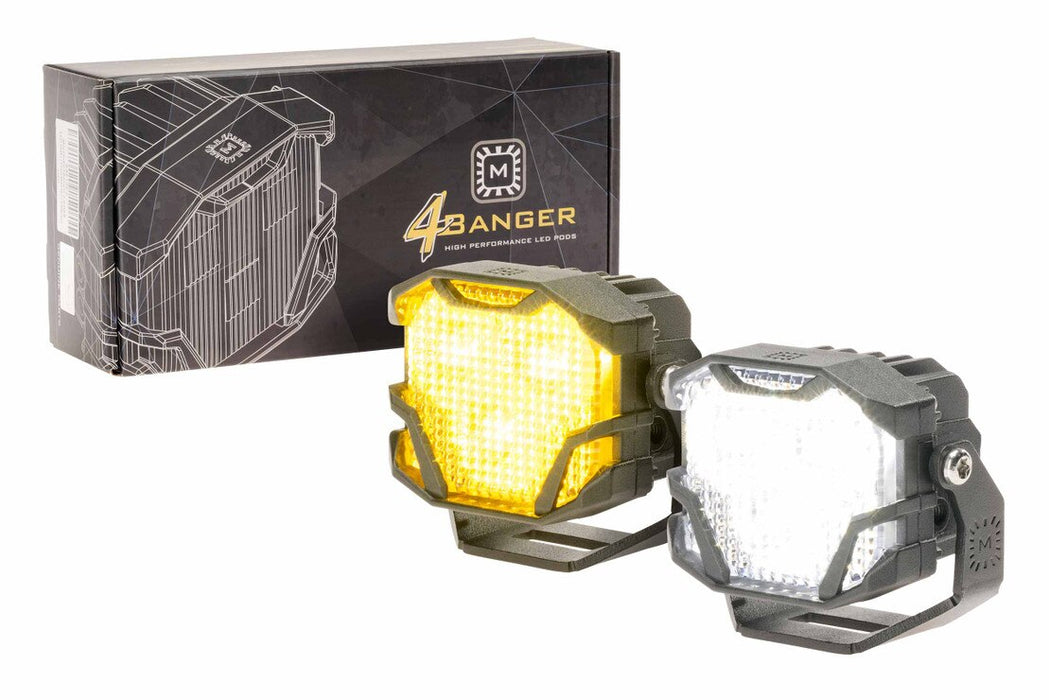Morimoto 4Banger LED Pods: HXB Flood Beam