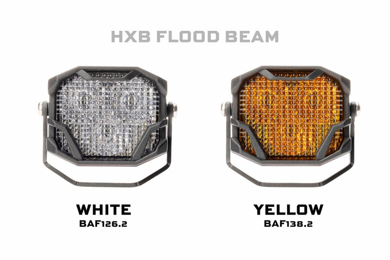 Morimoto 4Banger LED Pods: HXB Flood Beam