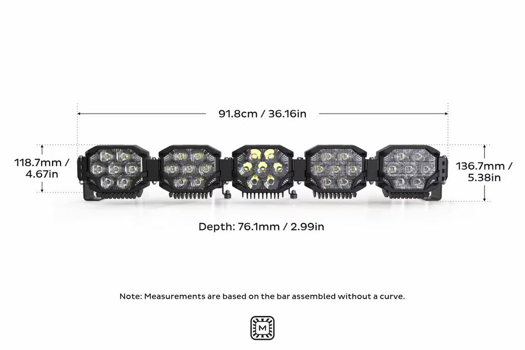 Morimoto BigBanger Bar: 5 Pod / 36 "