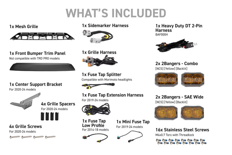 Morimoto XBG LED DRL Grille For 4Runner (2014-2024)