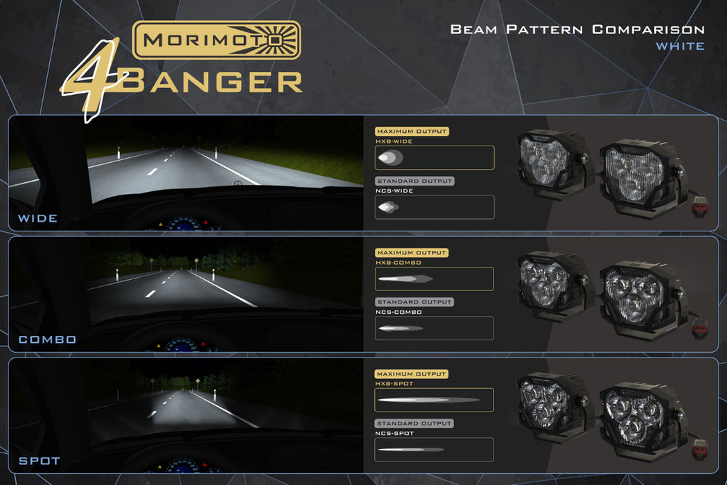 Morimoto 4Banger Ditch Light System For 4Runner (2003-2009)