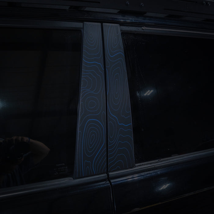 Vinyl Garage Topo B Pillar Decals For 4Runner (2010-2024)
