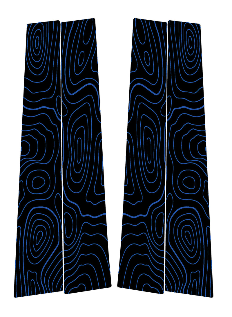 Vinyl Garage Topo B Pillar Decals For 4Runner (2010-2024)