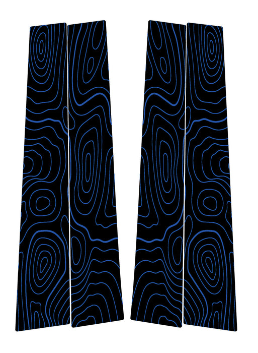 Vinyl Garage Topo B Pillar Decals For 4Runner (2010-2024)