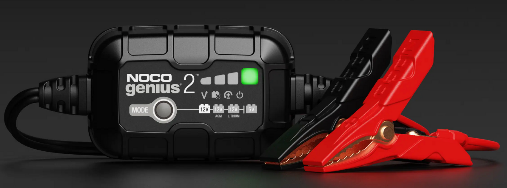 ノコノコ② Noco GENIUS2 6V/12V 2A Smart Battery Charger — 4Runner Lifestyle