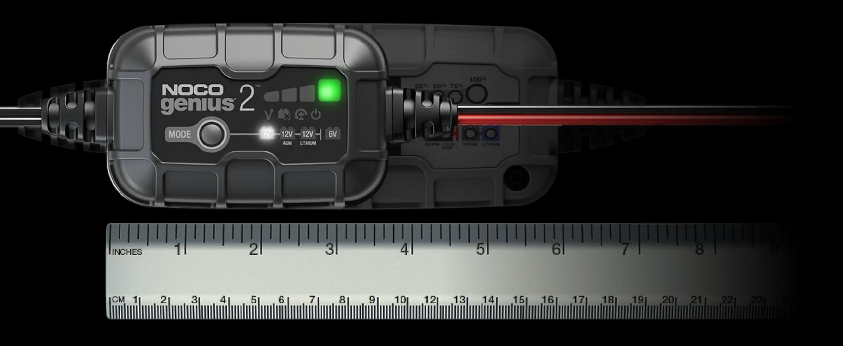 Noco GENIUS2 6V/12V 2A Smart Battery Charger