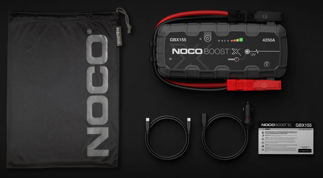 boost jump box Noco 4250A 12V Boost X Ultrasafe Jump Starter #GBX155