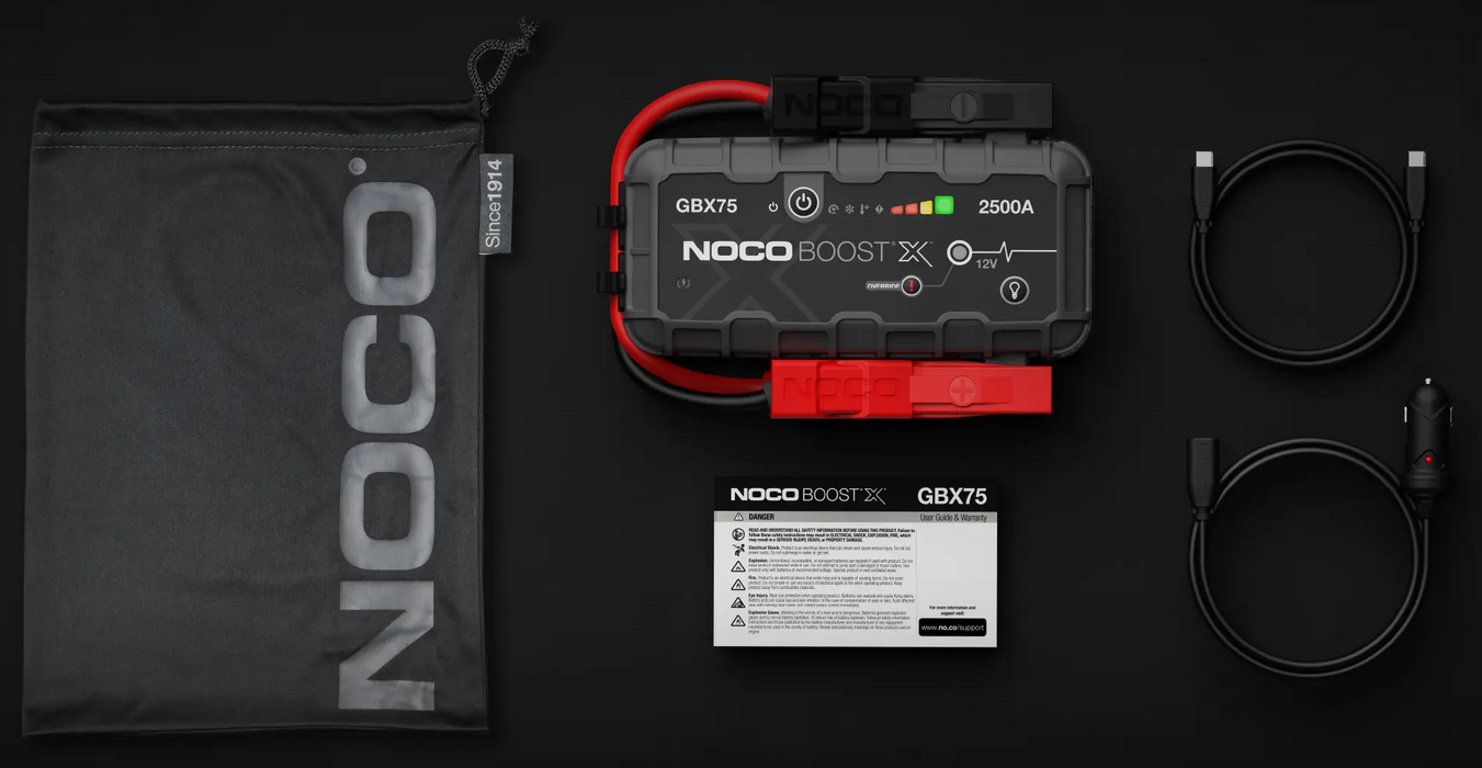 Noco GBX75 2500A 12V Boost X UltraSafe Jump Starter