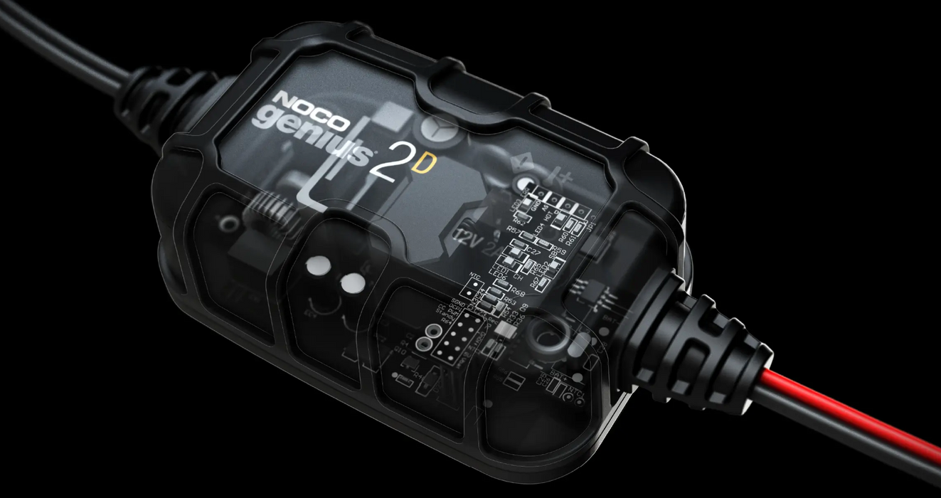 Noco GENIUS2D 12V 2A Direct-Mount Battery Charger