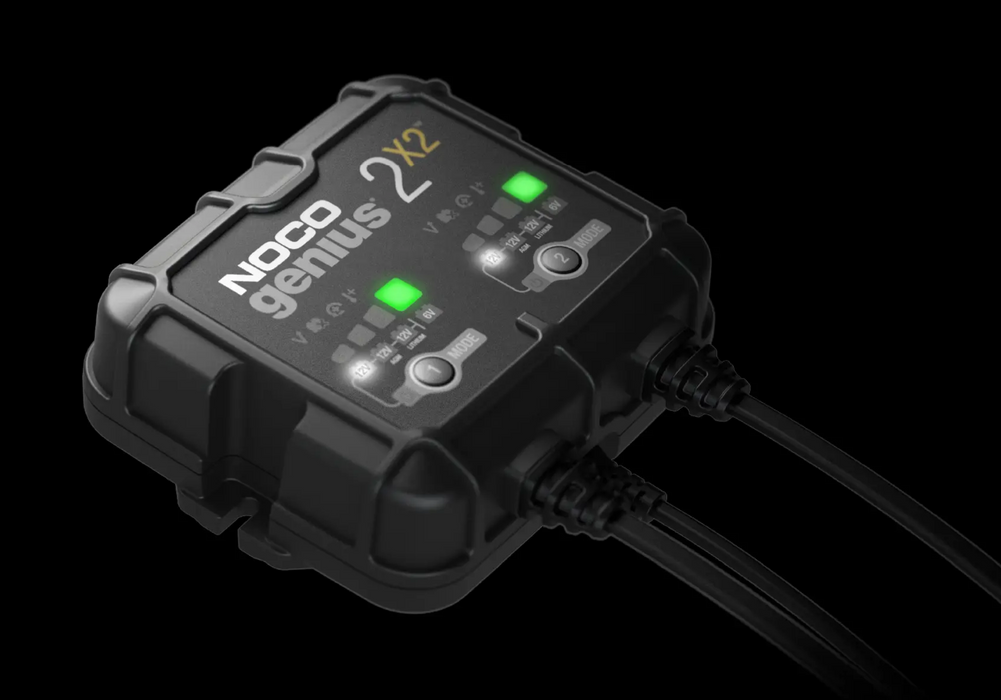 Noco GENIUS2X2 6V/12V 2-Bank 4A Smart Battery Charger