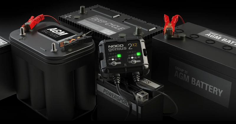 Noco GENIUS2X2 6V/12V 2-Bank 4A Smart Battery Charger