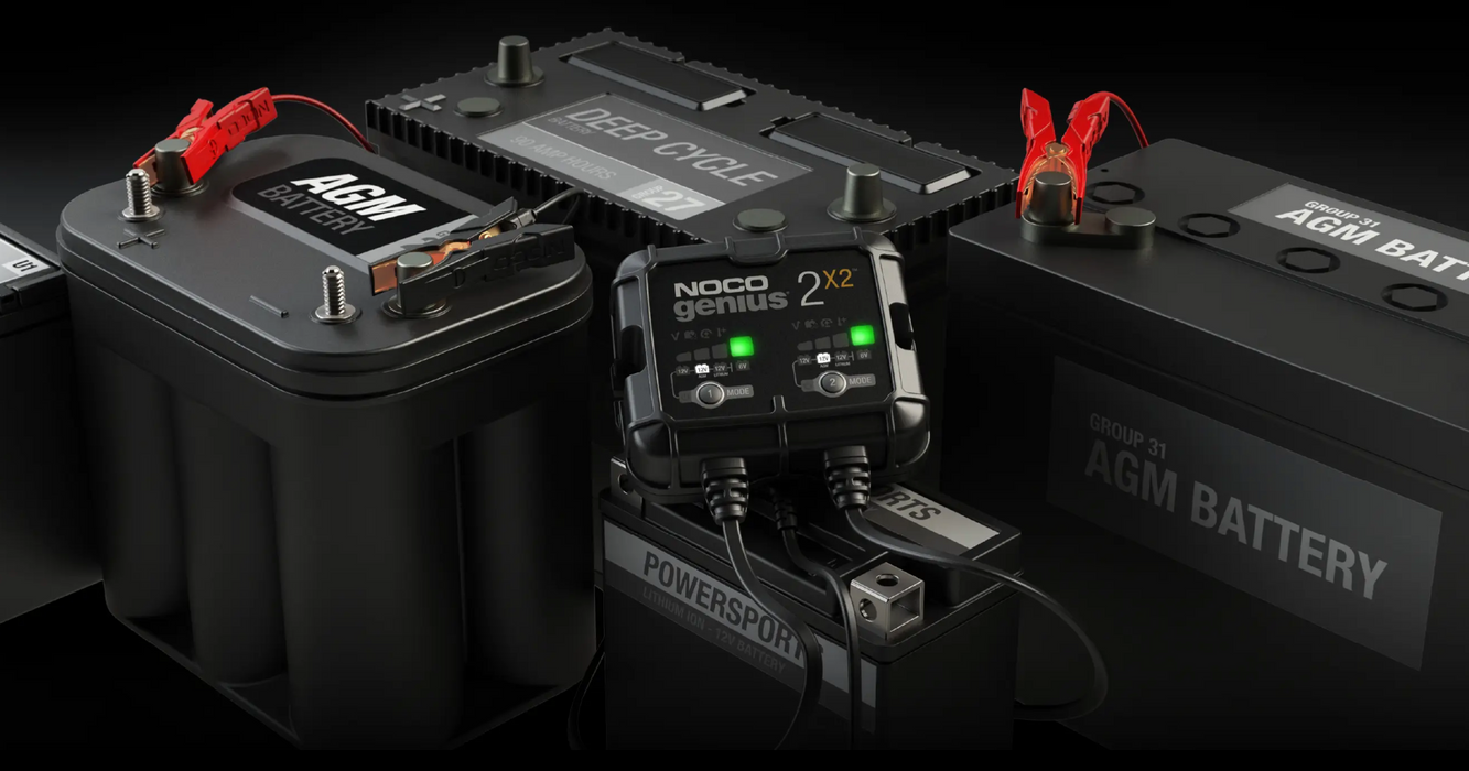 Noco GENIUS2X2 6V/12V 2-Bank 4A Smart Battery Charger