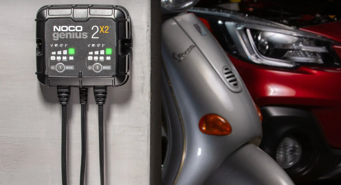 Noco GENIUS2X2 6V/12V 2-Bank 4A Smart Battery Charger