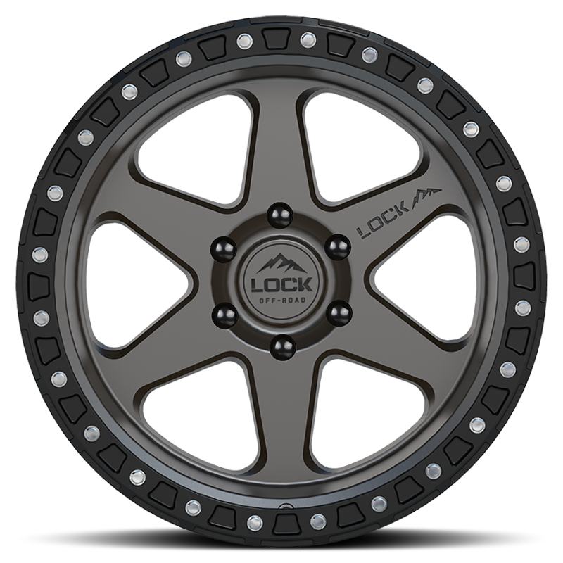 Lock Off-Road Wheels Olympus Matte Grey