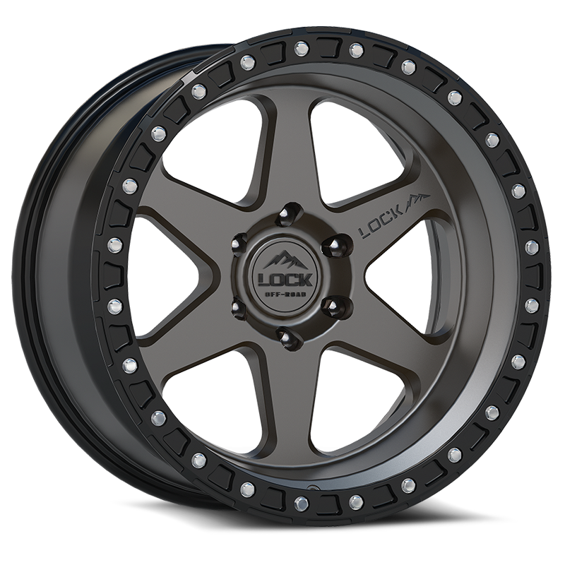 Lock Off-Road Wheels Olympus Matte Grey