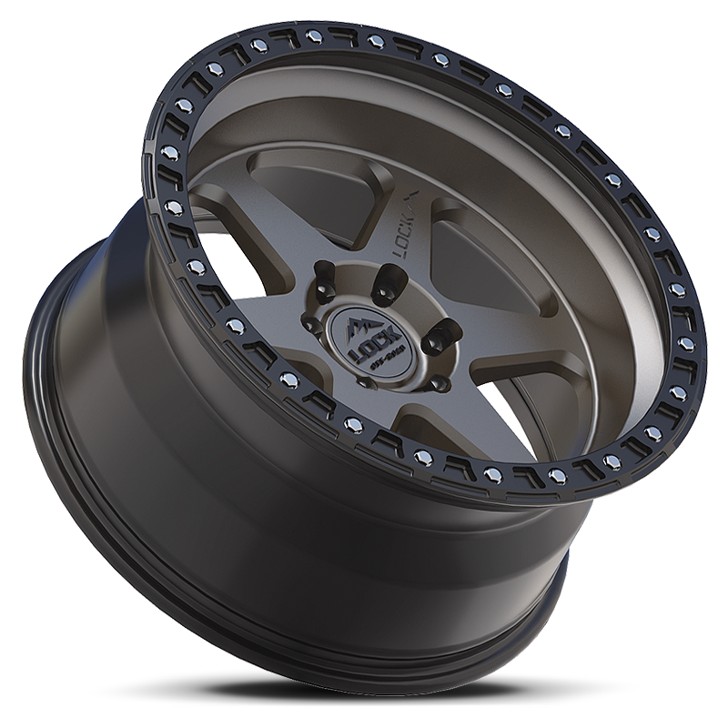 Lock Off-Road Wheels Olympus Matte Grey