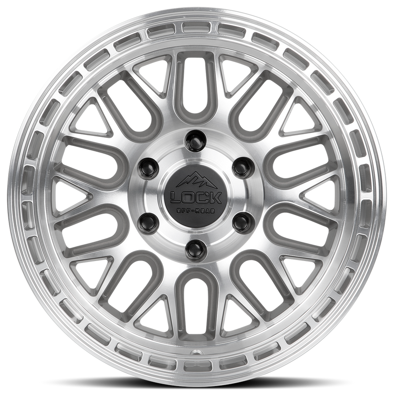 Lock Off-Road Wheels Onyx Machine Face Polish