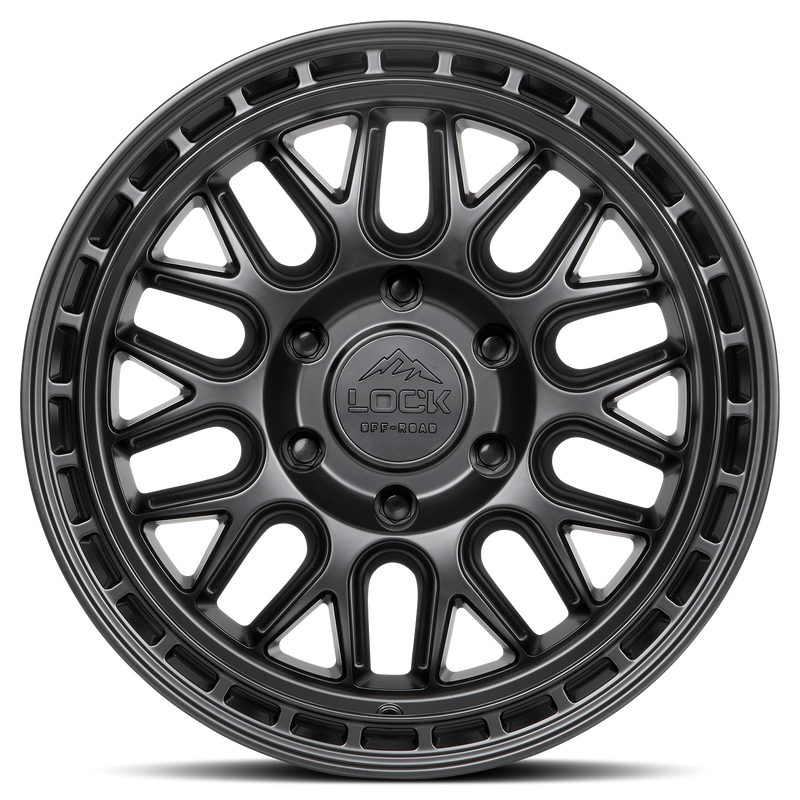 Lock Off-Road Wheels Onyx Matte Black