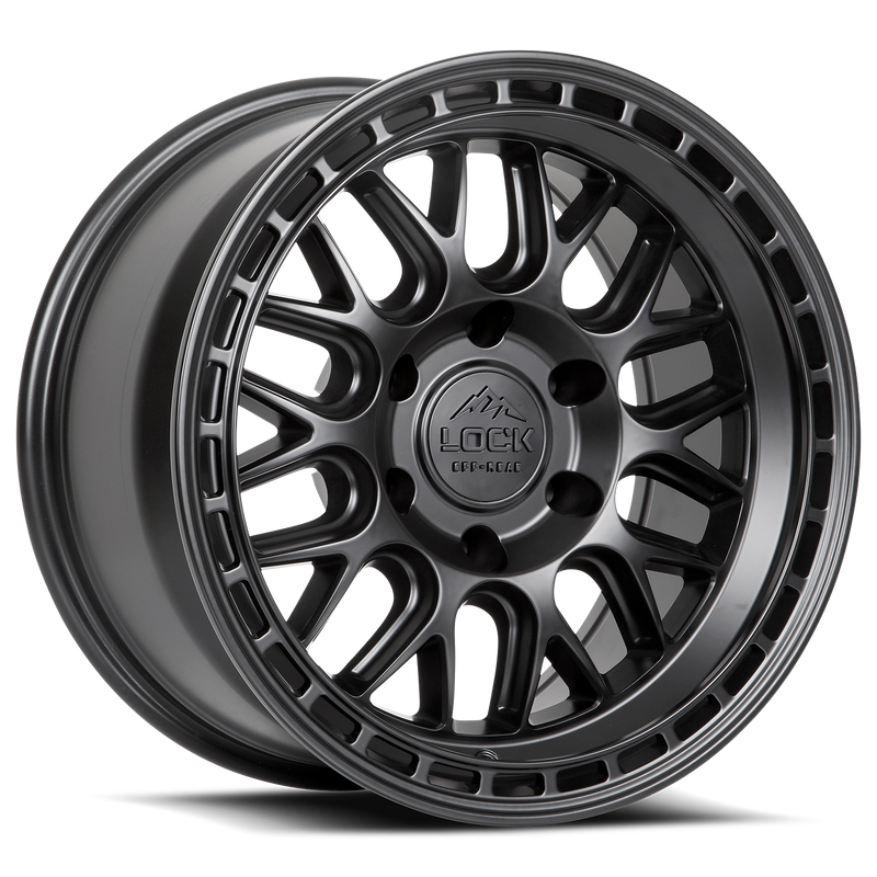 Lock Off-Road Wheels Onyx Matte Black