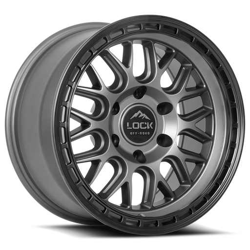 Lock Offroad Wheels Onyx Machine Face Polish