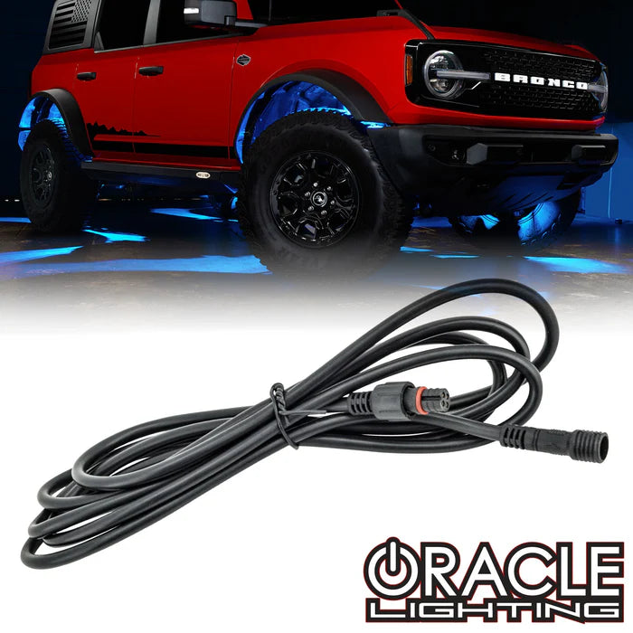 Oracle Lighting 4 Pin 6’ Colorshift Rock Light Extension Cable
