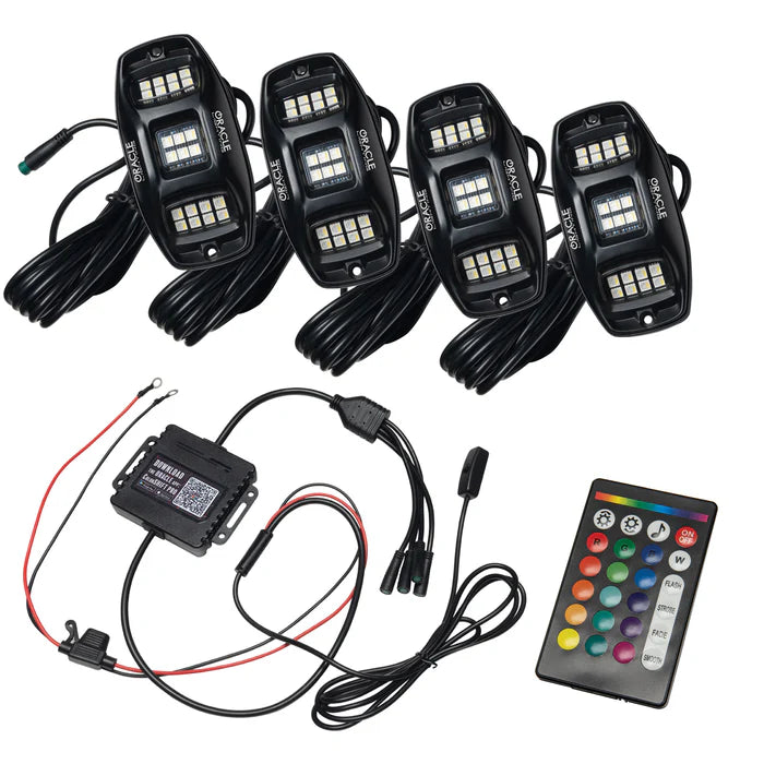 Oracle Lighting Colorshift RGB+W Underbody Wheel Well Rock Light Kit
