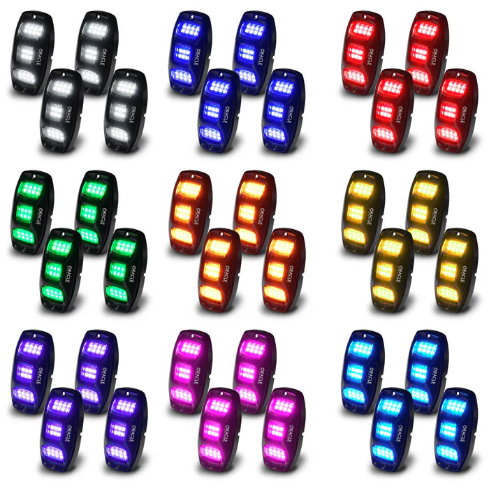 Oracle Lighting Colorshift RGB+W Underbody Wheel Well Rock Light Kit