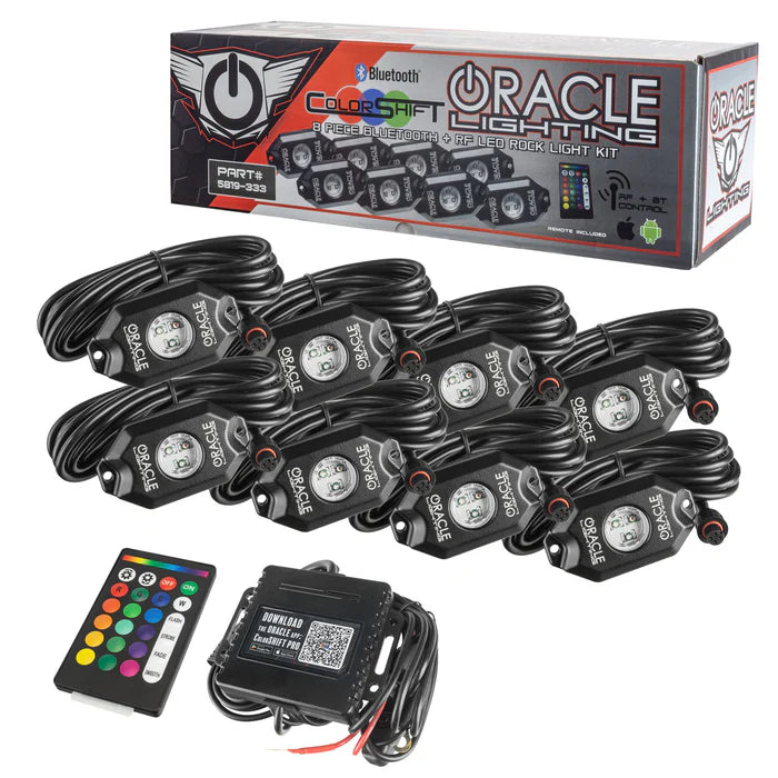Oracle Lighting Colorshift Underbody Wheel Well Rock Light Kit