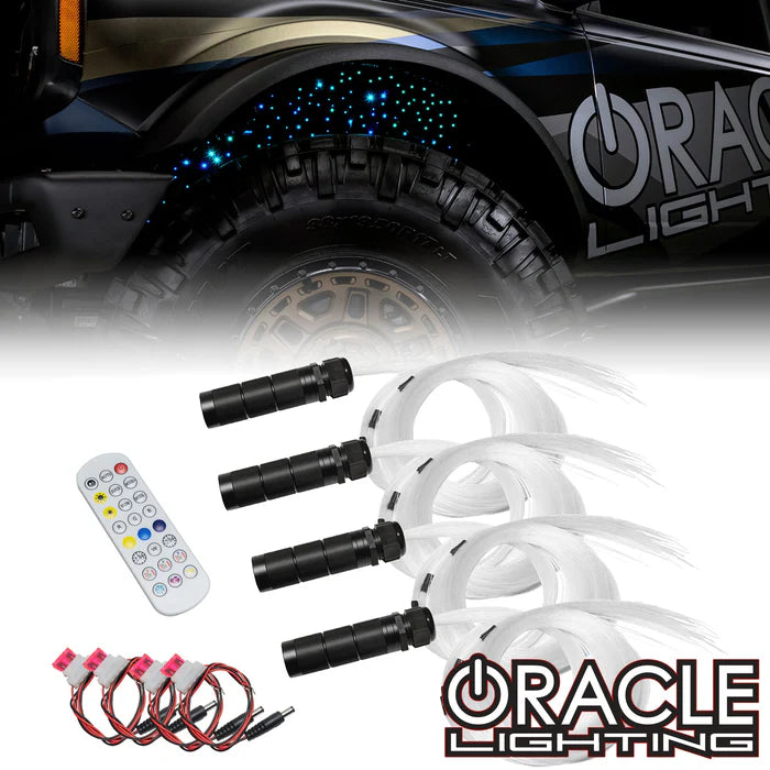 Oracle Lighting Fiber Optic Wheel Liner Colorshift RGB+W Kit - 40W Led/ 600 Fibers