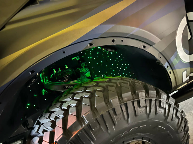 Oracle Lighting Fiber Optic Wheel Liner Colorshift RGB+W Kit - 40W Led/ 600 Fibers