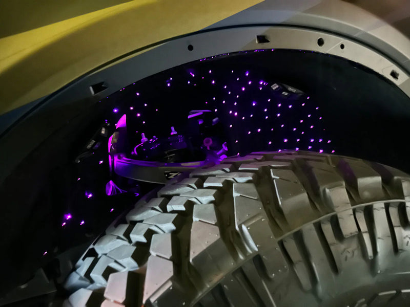 Oracle Lighting Fiber Optic Wheel Liner Colorshift RGB+W Kit - 40W Led/ 600 Fibers