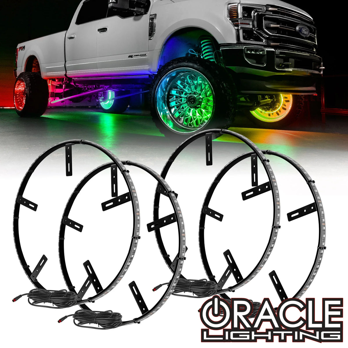 Oracle Lighting LED Illuminated Wheel Rings - Colorshift — 4Runner