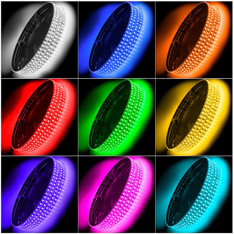 Oracle Lighting LED Illuminated Wheel Rings - Colorshift
