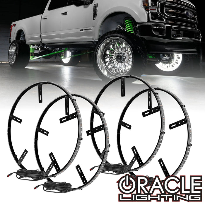 Oracle Lighting LED Illuminated Wheel Rings - Colorshift RGB+W