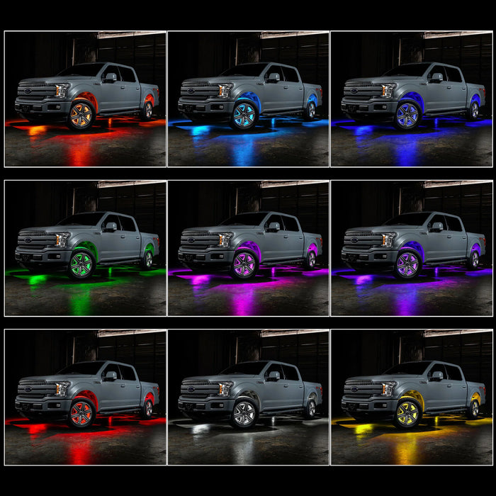 Oracle Lighting LED Illuminated Wheel Rings - Colorshift RGB+W
